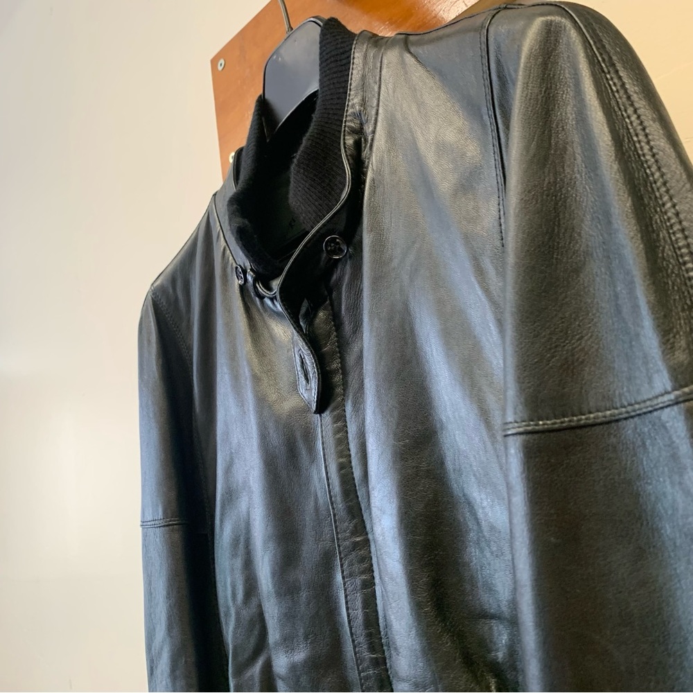 Bally of Switzerland Made in Italy Lamb Leather Jacket soo soft!
